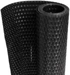 vidaXL Balkon-Sichtschutz Schwarz 1000x90 cm Poly Rattan