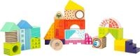small foot 11748 Bausteine Fantasiewelt, 24 Bunte Holzbausteine zum Stapeln, Staunen