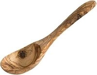 APS 840 L&ouml;ffel &bdquo;Olive aus nachhaltigem Olivenholz, Holzl&ouml;ffel, Servierl&ouml;ffel,