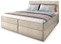 Masseno Boxspringbett PELLIO 180x200 cm Komplett-Set mit Matratze und Topper,
