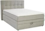 Modernes Boxspringbett 140x200 cm mit 7-Zonen-Tonnentaschen-Federkernmatratze H3