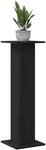 vidaXL Pflanzenst&auml;nder 2 pcs Schwarz Eichen-Optik 30 x 30 x 95 cm,...