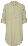 KAFFE Langarm - Hemd KAnaya Damen Hemd Langarm Kragen Lang Casual Hemdbluse 38,
