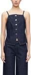 Comma Top aus leichtem Denim