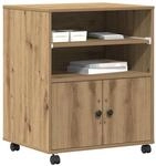 vidaXL Druckerst&auml;nder Artisan-Eiche 60 x 48 x 74 cm Holzwerkstoff, B&uuml;ro,...