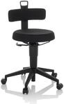 hjh OFFICE Balancestuhl h&ouml;henverstellbar TOP Work Flex beweglicher Arbeitshocker mit