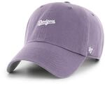 47 Los Angeles Dodgers MLB Clean Up Baserunner Script Lila Verstellbare Cap...