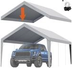 VEVOR Garagenzelt, 3,6 x 6 m, Garagendachzelt, Unterstandplane, wasserdicht und