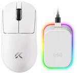 MCHOSE A7 V2 Ultra+ Kabellose Gaming-Maus mit magnetischer Ladestation,