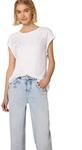 Shirt mit Rundhals und Blumen-Embroidery