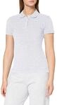 CliQue Damen Regular Fit Poloshirt,Grau (Asche), 40 EU (Herstellergr&ouml;&szlig;e:Large)