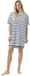 Mey Nachtw&auml;sche Serie Breezy Stripes Damen Nachthemden Blue Zodiac (L)
