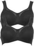 Anita 2er Sparpack Komfort BH Clara 5459 Gr. 110D in 1xschwarz 1xschwarz