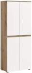 xonox.home - Universalschrank Scarpa 70x175x37cm in Front wei&szlig; Korpus Evoke...