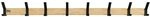 Home Deluxe Garderobenleiste STRIPE inkl. Haken, Magnete und Bilderregal - 8 x...