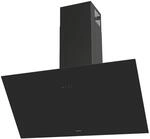 Oranier kopffreie Wandhaube 90 cm schwarz - Dunstabzugshaube mit Touch Control
