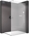 Bernstein Walk-In Duschwand EX101 110 x 200 cm aus 10 mm Nano ESG Milchglas mit