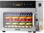 VEVOR D&ouml;rrger&auml;t D&ouml;rrautomat 6 Edelstahlschalen, elektrischer 400 W Futtertrockner