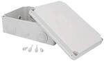 UNITEC Aufputz-Abzweigkasten, Abzweigdose, Installationsgeh&auml;use, 241 x 180 x 95 mm,