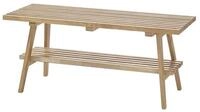 Robas Lund Garderobensitzbank Eiche Massivholz, Belastbarkeit 110 kg, BxHxT...