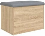 vidaXL Aufbewahrungsbank Sonoma-Eiche 62 x 42 x 45 cm Holzwerkstoff