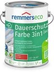 Remmers Dauerschutz-Farbe 3in1 [eco] feuerrot (RAL 3000), 2,5 Liter,f&uuml;r innen und