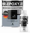 Mr. Epoxy Epoxidharz Bodenbeschichtung (1 kg, RAL 7001 Silbergrau) - 2K...