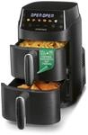 GOURMETmaxx FryUp Vertikale Doppelkammer Hei&szlig;luftfritteuse XS | Airfryer mit
