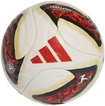 Adidas Bundesliga Pro Ball f&uuml;r Erwachsene, Unisex, Wei&szlig;/Schwarz/Solarrot, 5