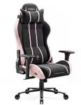 Diablo Gaming Stuhl ergonomisch Stoff atmungsaktiv Drehstuhl mit Lendenst&uuml;tze Memory