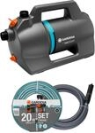 Gardena Gartenpumpe 5000 Silent Set Pumpen: 26% mehr Wasserdurchfluss bei...