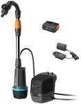 Gardena Akku-Regenfasspumpe 2400 ComfortAutomatic 18V P4A Ready-To-Use Set: