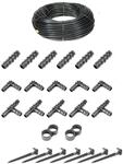 HaGa&reg; Bew&auml;sserungsset - 50 Meter Tropfschlauch 16mm ohne Druckkompensierung...