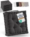 Beautissu 2er Set Bodenkissen Sitzkissen 50x50 cm - Dickes Matratzenkissen 10cm...