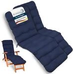 Beautissu 2X Bequeme Liegenauflage Deckchair & Sonnenliegen 200x50cm Flair DC...