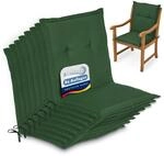 Beautissu 8er Set Niedriglehner Auflage Gartenstuhl 100x50x6 cm Loft NL -...