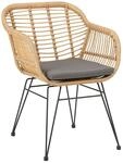 IDIMEX Gartenstuhl Paramo aus Polyrattan - moderner Esszimmerstuhl in Rattan Optik,