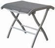 Gardissimo Aluminium Textilen Gartenhocker oder Beistelltisch Windsor