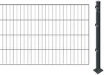 Einstabmattenzaun inkl. Pfosten zum Einbetonieren (H&ouml;he: 80 cm, L&auml;nge: 18 m) 