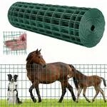 VEVOR Gartenzaun, 1x25 m, Maschenweite 5,08x10,16 cm, &phi;2,1 mm, verzinkter