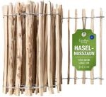 Creative Home Staketenzaun 60cm hoch und 5m lang | Lattenabstand 3-5 cm