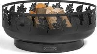 CookKing Stahl Feuerschale Toronto &Oslash; 80x33 cm Schwarz Garten-Feuerstelle
