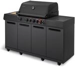 Enders&reg; UNIQ 4 IK KITCHEN CRUSTER SHADOW, 4-Edelstahlbrenner, 800 &deg;C TURBO...