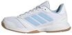 adidas Damen Ligra 8 Womens Indoor Shoes, FTWR White/Clear Sky/Gold met., 42 EU