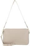 Coccinelle Leder Umh&auml;ngetasche Tebe Mini Bag Grained Leather Sandshell beige