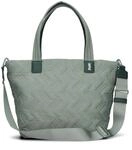 Zwei Damen Puffer Tasche Cleo CL200 gesteppter Shopper, quilted Tote Bag,