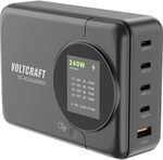 VOLTCRAFT UC-4C1A240W01 USB Ladeger&auml;t, 240 W, Schwarz