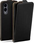 moex Flip Case f&uuml;r Samsung Galaxy S25 Edge H&uuml;lle klappbar mit 360 Grad Schutz,