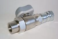 Vaillant 300848 Gaskugelhahn mit Brandschutzeinrichtung 3/4 Zoll, Durchgang