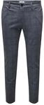 ONLY & SONS O&S Stoffhose Chino Elegante Business Pants Karierte Stretch Trousers